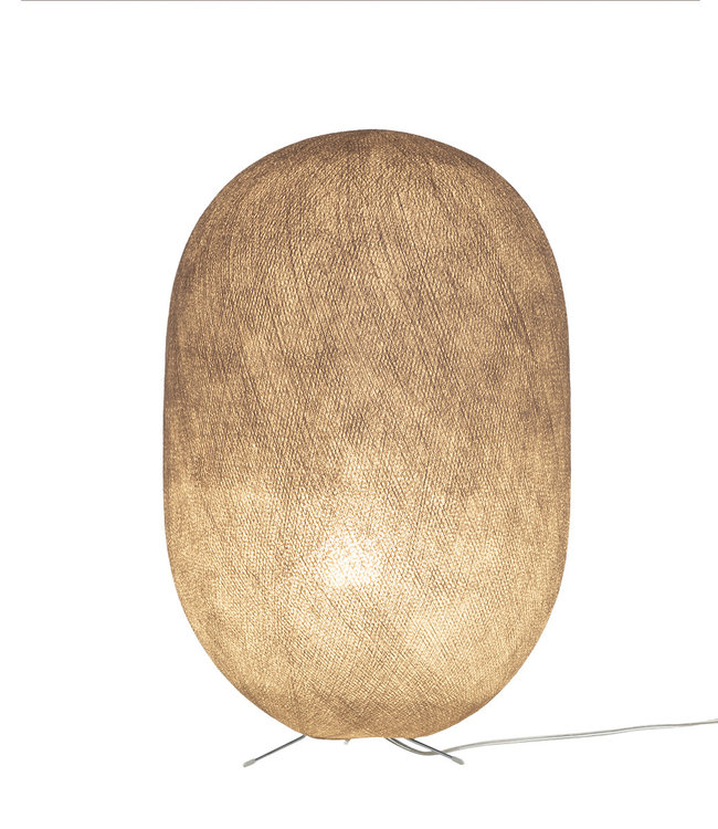 Cotton Ball Lights Oval staande lamp grijs - Stone