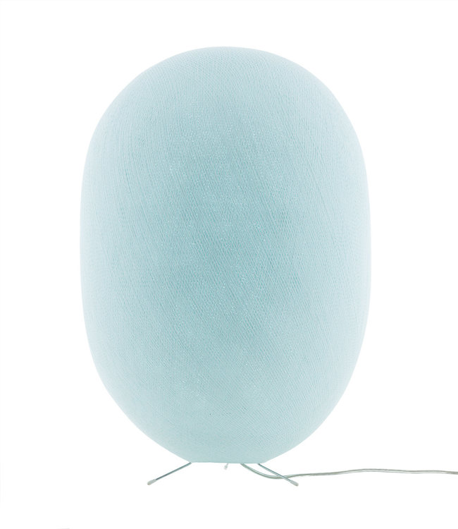 Oval Stehlampe - Light Aqua