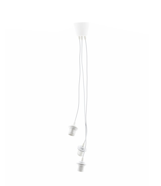 White Triple Hanging Support (one point)