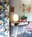 Oval Stehlampe - Light Aqua