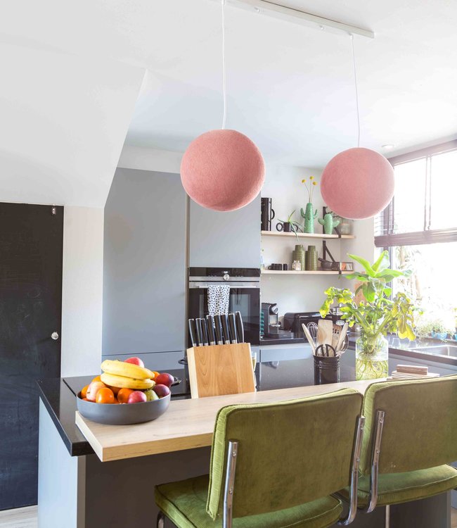 Hanging Lamp - Pale Pink