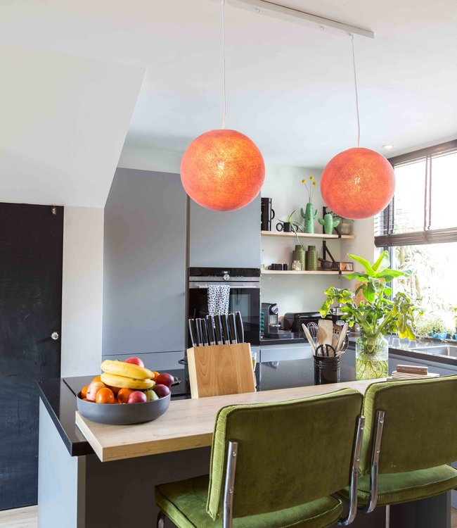 Hanging Lamp - Pale Pink