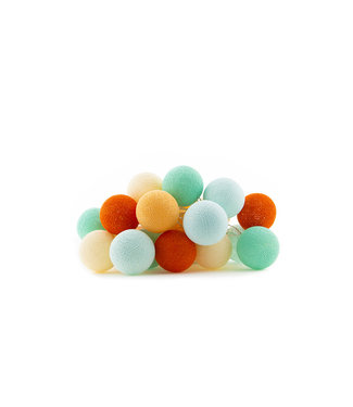 Cotton Ball Lights Cotton Ball Lights Regular lichtslinger oranje - Sunset