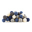 COTTON BALL LIGHTS Cotton Ball Lights regular lichtslinger blauw - Steel blue