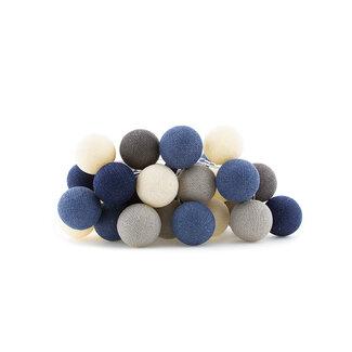 COTTON BALL LIGHTS Regular Lichtslinger - Steel Blue