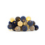COTTON BALL LIGHTS Cotton Ball Lights regular lichtslinger blauw - Steel blue
