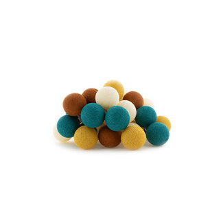COTTON BALL LIGHTS Regular String Light - Indian Summer