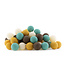 Cotton Ball Lights lichtslinger bruin en blauw - Earth