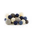 Cotton Ball Lights Premium lichtslinger blauw - Stylish Blue