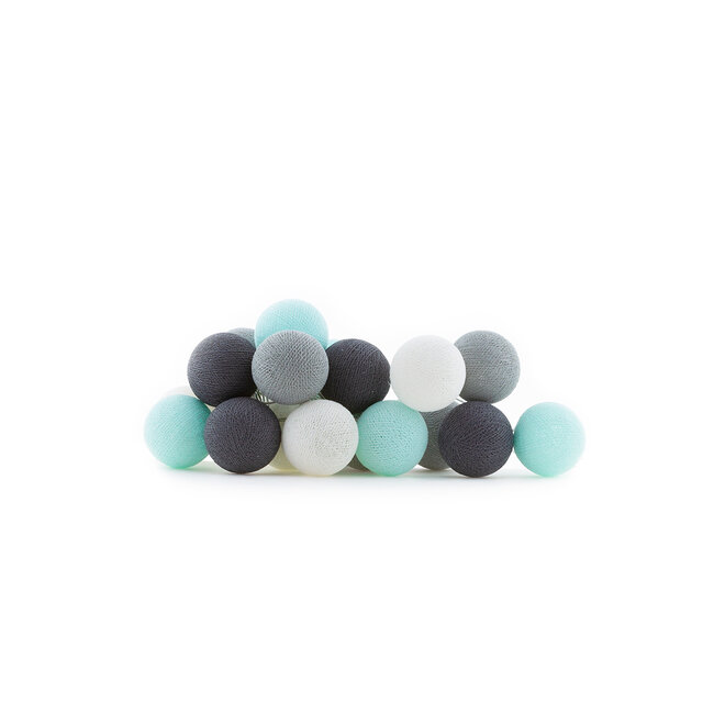 Regular Light String - Aqua Grey
