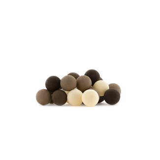 Cotton Ball Lights Regular Light String - Brown