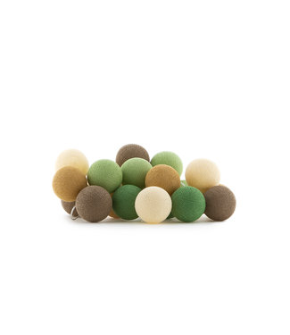 Cotton Ball Lights Regular Lichtslinger  - Forest Green