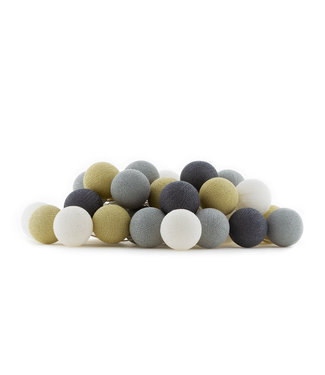 COTTON BALL LIGHTS Regular Lichtslinger - Sand/Grey