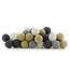 COTTON BALL LIGHTS Cotton Ball Lights Regular lichtslinger - grijs en beige - Sand/Grey