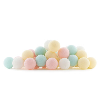 COTTON BALL LIGHTS Regular Lichtslinger - Pastel