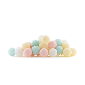 COTTON BALL LIGHTS Regular Lichtslinger - Pastel
