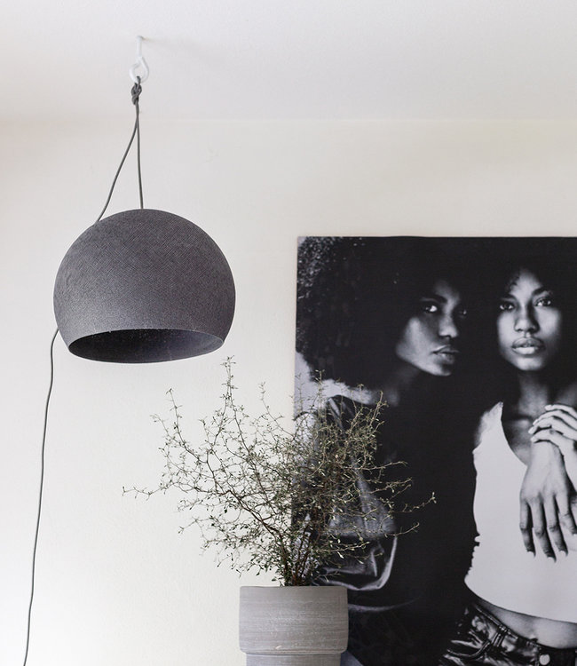 Hanging Lamp Three Quarter - Mid Grey