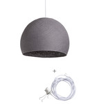 COTTON BALL LIGHTS Cotton Ball Lights driekwart wandering hanglamp grijs - Mid Grey