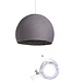 Schnurlampe Drei Viertel - Mid Grey