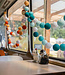 Cotton Ball Lights Regular lichtslinger blauw - Aqua