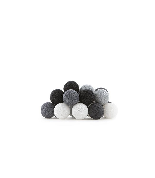 Cotton Ball Lights Regular lichtslinger grijs - Antra