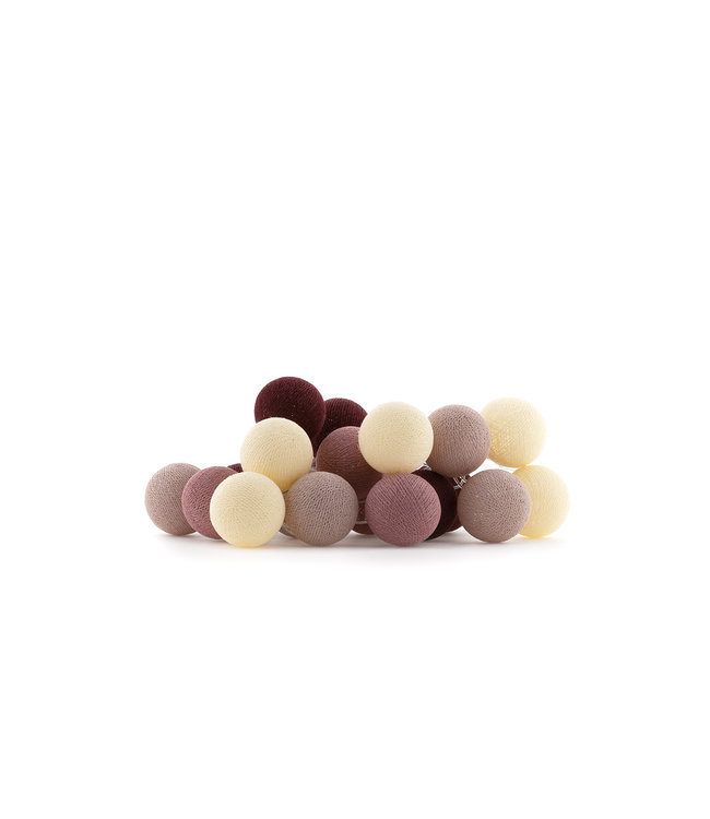 Cotton Ball Lights Regular lichtslinger roze - Rosegarden