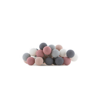 COTTON BALL LIGHTS Regular Lichtslinger - Dirty Rose