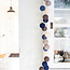 COTTON BALL LIGHTS Cotton Ball Lights regular lichtslinger blauw - Steel blue