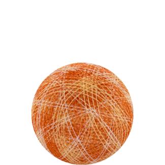 COTTON BALL LIGHTS Indoor Mix Orange