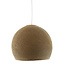 Cotton Ball Lights driekwart hanglamp bruin - Caffe Latte
