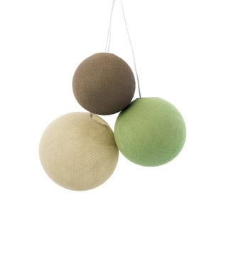 COTTON BALL LIGHTS Triple Hanging Lamp 1 point - Wild Wood