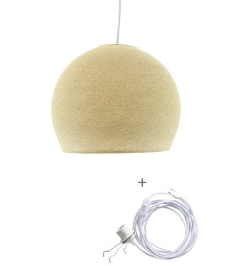 Hängelampe mit Schalter und Stecker | Cotton Ball Lights ...