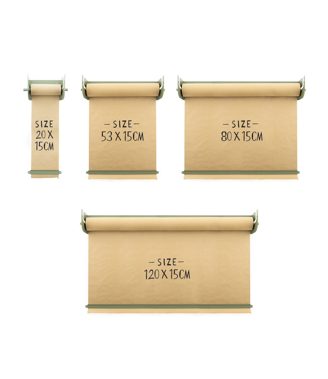 Kraft paper roller - Grün