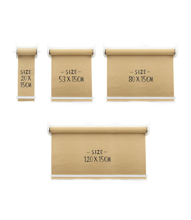 Kraft paper roller - Weiß