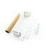 Cotton Ball Lights kraft papier wit - Kraft Paper Roller