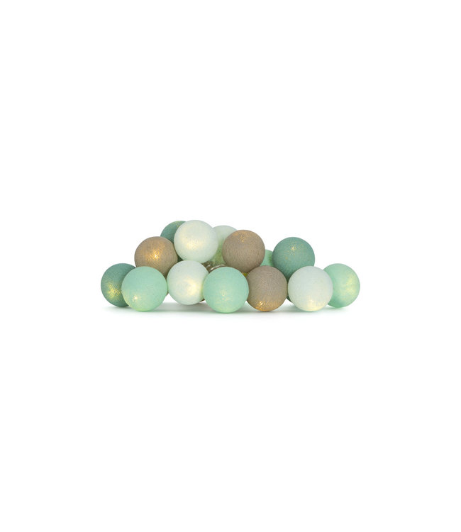Cotton Ball Lights - Indoor lichtslinger - Mint