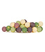 Cotton Ball Lights Regular lichtslinger roze en groen - Forest Fruit