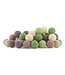 Cotton Ball Lights Regular lichtslinger roze en groen - Forest Fruit