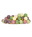 Cotton Ball Lights Regular lichtslinger roze en groen - Forest Fruit