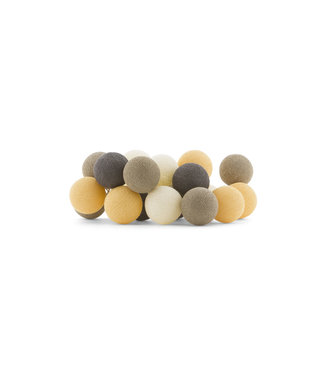 Cotton Ball Lights Regular Lichterkette - Clay