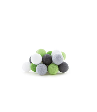 Cotton Ball Lights Outdoor String Light - Verde