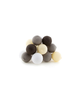 Cotton Ball Lights Buitenlichtslinger - Marron