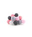 Cotton Ball Lights buiten feestverlichting roze - 20 ballen - Roza