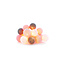 Cotton Ball Lights buiten feestverlichting roze - 20 ballen - Roza