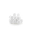 Cotton Ball Lights buiten feestverlichting wit - 20 ballen - Blanco