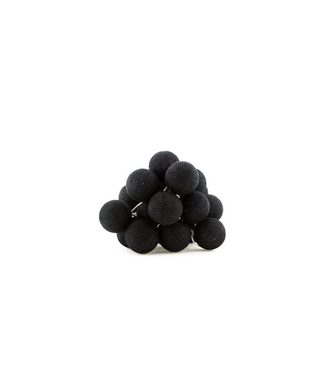 Cotton Ball Lights Regular lichtslinger zwart - Black