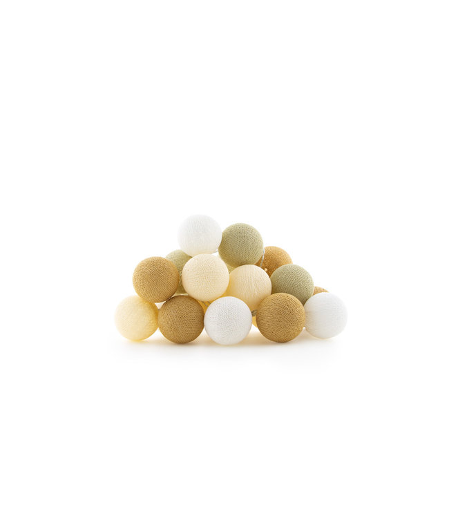 Cotton Ball Lights Regular Lichtslinger beige - Creamy