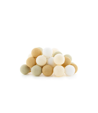 Cotton Ball Lights Regular Lichterkette - Creamy