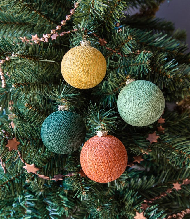 Cotton Ball Lights kerstballen groen - Sparkling Jungle