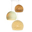 COTTON BALL LIGHTS Drievoudige hanglamp - Driekwart Wild Wood
